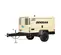 Beige DOOSAN Towable Air Compressor, 350-450 CFM, Diesel Powered