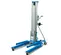 Blue and silver GENIE Material Lift, 700-1,000 lbs., 6 ft.-12 ft., Manual