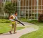 Orange and white Stihl backpack blower