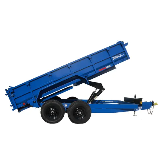 Blue Anderson dump trailer