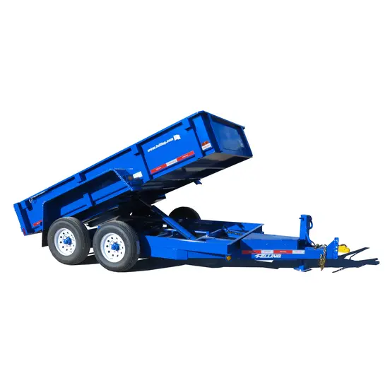 Blue Felling trailer