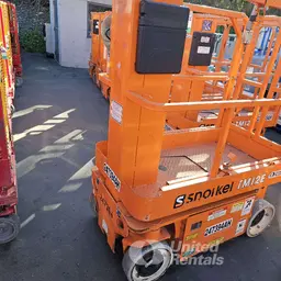 2019 Snorkel TM12E Self-Propelled One-Person Lift
